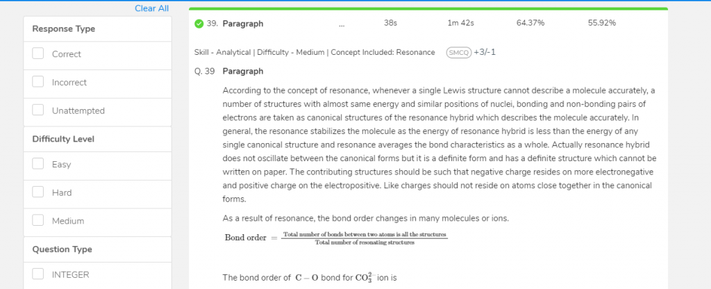 solution section